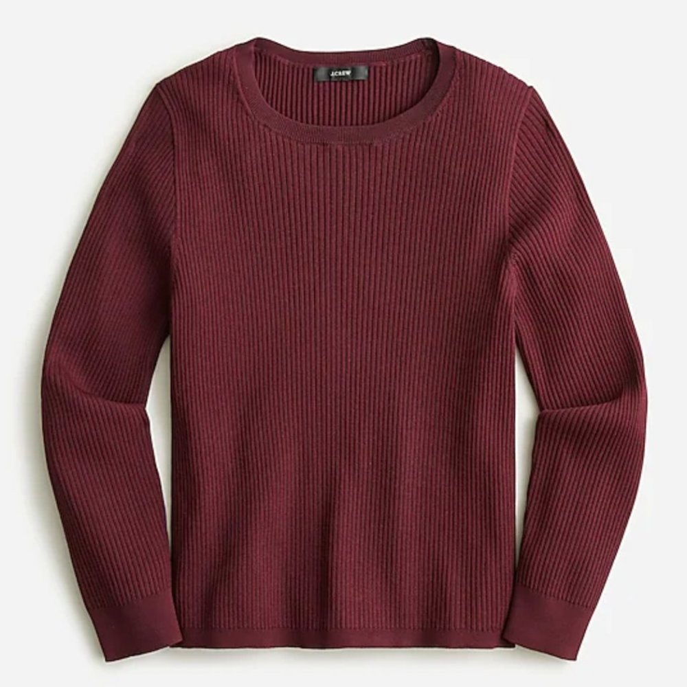 Plus Size Supersculpt Ribbed Sweater T-shirt